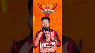 IPL 2025 SRH RETAIN 6 PLAYERS 😱🤔 shorts shortsfeed ipl2025 srh [upl. by Fiedling701]