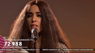 Loreen amp Linnea Olsson  Up Where We Belong Tillsammans mot cancer 09012017 [upl. by Ecirtnahc]