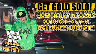 SOLO Cayo Perico GOLD Glitches Tutorial ALL STORAGES GTA Online PS5 Xbox PC [upl. by Aimo]