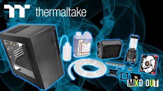 Thermaltake Pacific RL140 D5 Water Cooling Kit build Using Thermaltake Versa H18 [upl. by Nertie]