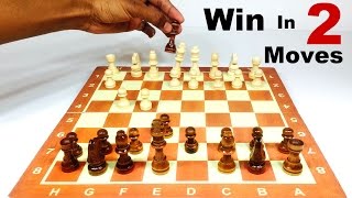 HOW TO WIN CHESS IN 2 MOVES in HINDI [upl. by Pickering]