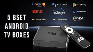 Top 5 Best Android TV Box for 2025  Smart TV Box [upl. by Acissev563]