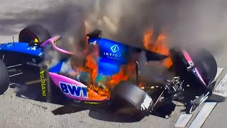 Worst F2 Crashes in History [upl. by Rem994]