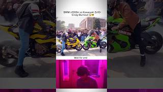 S1000rr vs Kawasaki Zx10r public 👀reaction 😱bike motovlog riding shorts shortvideo ￼ [upl. by Sutton]