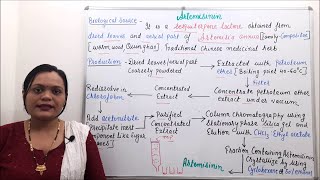 Artemisinin Part 01 Industrial Production Isolation Method Estimation amp Utilization Part 09 [upl. by Travis]