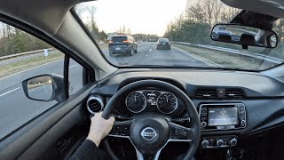 2020 Nissan Versa S 16 MT  POV Test Drive  060 [upl. by Elyk743]