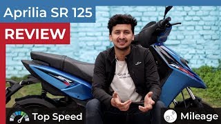 Aprilia SR 125 Review  Top Speed  Mileage  Nepal [upl. by Warfold]