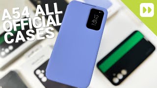 A54 ALL Official Samsung Cases [upl. by Neryt]