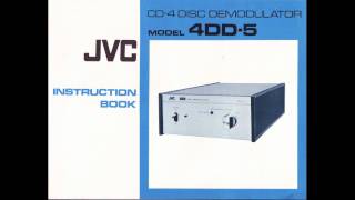 NIB JVC 4DD 5 CD4 Disc Demodulator [upl. by Adnahsar627]