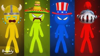 Stickman Party Random MINIGAMES  Stickman Party 1 2 3 4 Player 2024 [upl. by Nylarad775]