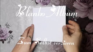 Diy Scrapbook blanko Fotoalbum zum selbst dekorieren [upl. by Kelby]