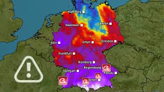 Dauerregen erhöht Hochwassergefahr drastisch [upl. by Egarton]