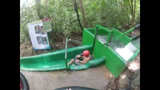 Water Slide Buena Vista Lodge Guanacaste Costa Rica [upl. by Akeemahs]