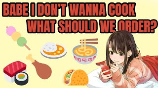 Hangry Girlfriend Orders Food ASMR RoleplayF4Achinglishcantonesechinese foodimprovcute [upl. by Itsim]