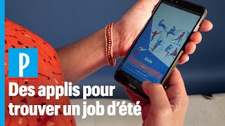 Quatre applis pour trouver un job dété en dernière minute [upl. by Flan]