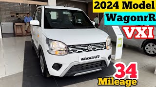 New 2024 Model Maruti Suzuki Wagonr Vxi Review  wagonr new model 2024  wagonr vxi  wagonr gadi [upl. by Nnaoj]