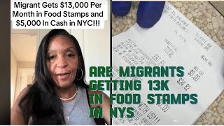 Are Migrants Really Getting 13000 In Food Stamps In New York [upl. by Fidelis]