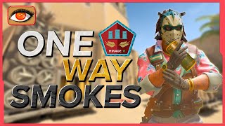 One Way Smokes on Mirage  CS2 Guide [upl. by Winzler]