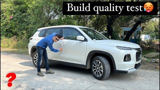 New Grand Vitara Build Quality test  Safety of Grand Vitara [upl. by Nylime]