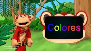 Los Colores en Inglés con El Mono Sílabo  Aprende Inglés para Niños [upl. by Finnigan]