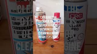 Air Sensor Cleaner vs Carburetor Cleaner [upl. by Llednahs]