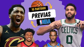 PREVIAS partidos NBA  01122024  31 DICIEMBRE LLEGA CON DUELOS EN LO ALTO DE AMBAS CONFERENCIAS [upl. by Iline433]