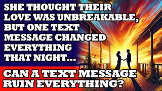 She thought their love was unbreakable but one text message changed everything that night [upl. by Nnahoj161]