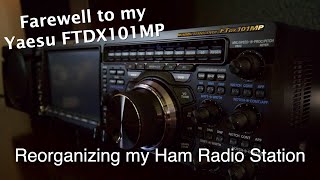 Sold Yaesu FTDX101MP  Reorganized my Ham Radio Station  Icom IC7610 [upl. by Gussman]