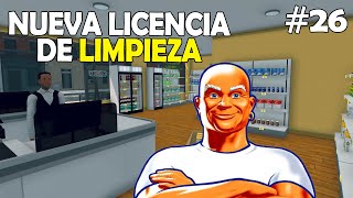 NUEVA LICENCIA DE LIMPIEZA TOP  Supermarket Simulator  Nenitoo 26 [upl. by Rosita350]