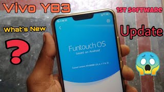 Vivo Y83 Software Update  Vivo Y83 First Funtouch Os Update  Better Camera Quality [upl. by Naylor]