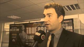 EDDIE HEARN INTERVIEW FOR iFILM LONDON  FROCH v MACK FINAL PRESS CONFERENCE [upl. by Quiteris]