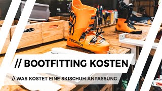 Kosten einer SkischuhAnpassung  Wieviel kostet das Bootfitting [upl. by Yanel392]