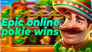 Compilation of crazy pokie wins from our stream 😱🤩 Highlights 🔥 Online pokies Australia [upl. by Creigh]