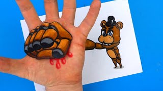 CRAZIEST FREDDY FAZBEAR FNAF INTO THE PIT Paper Crafts [upl. by Behm]