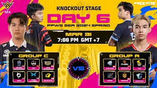 EN FFWS SEA Spring 2024  Knockout Stage  Day 6 [upl. by Maxantia]