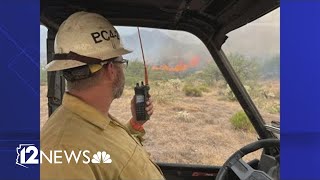 The latest information on the Romero and Circle Fires in Pinal County Arizona [upl. by Adnuhser394]