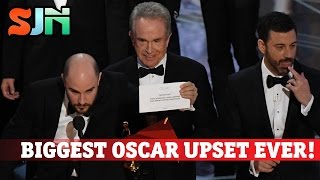 Most Shocking Oscar Moment Ever Moonlight Wins Over La La Land  LIVE REACTION [upl. by Atneuqal]