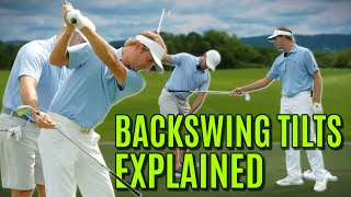 GOLF Backswing Tilts Explained Best Drills And Feels [upl. by Pillyhp]