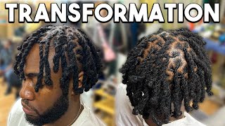 3 Months No Retwist CRAZY Dreadlocks Transformation Two Strand Twist on Locs [upl. by Nnylannej839]