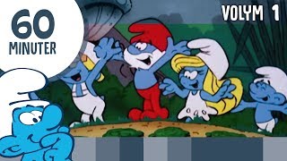 60 minuter av Smurfarna • Volym 1 • Smurfarna [upl. by Lhary]