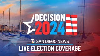 📺 WATCH LIVE San Diego news election coverage Nov 5 2024 [upl. by Ellezaj]