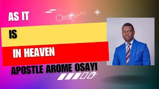 NIKOS 2024  As it is in Heaven  Apostle Arome Osayi  Day 4 [upl. by Yand]