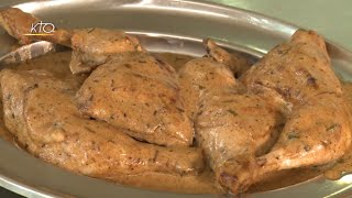 Poulet à la bière d´épeautre et autres recettes de sainte Hildegarde [upl. by Leahcimauhsoj]