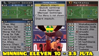 WINNING ELEVEN 10 35 JUTA PS2  ULTRA WIDE  Zarguzzxzgame [upl. by Sehcaep309]