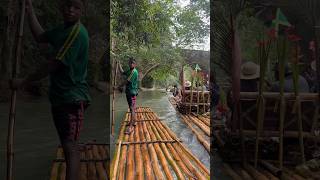 Bamboo rafting in Jamaica [upl. by Eloisa]