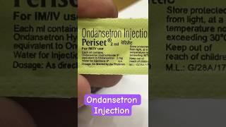 Ondansetron injection used  subscribe ondansetron youtube hospital SMpharmacy plz [upl. by Kilroy]