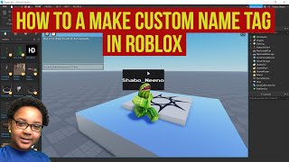 How To Make A Custom Name Tag In Roblox [upl. by Misha451]