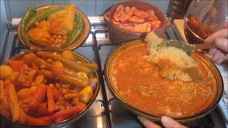 Couscous Tunisien aux légumes كسكسي تونسي بالخضر وصفة سهلة ورائعة [upl. by Ravert306]