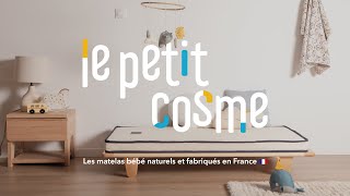 Le Petit Cosme  le matelas bébé recommandé par les professionnels de la santé infantile [upl. by Neyrb675]