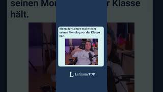 Jeder kennt diesen Monolog 😂latein lateinmeme meme schulmemes [upl. by Llenra]